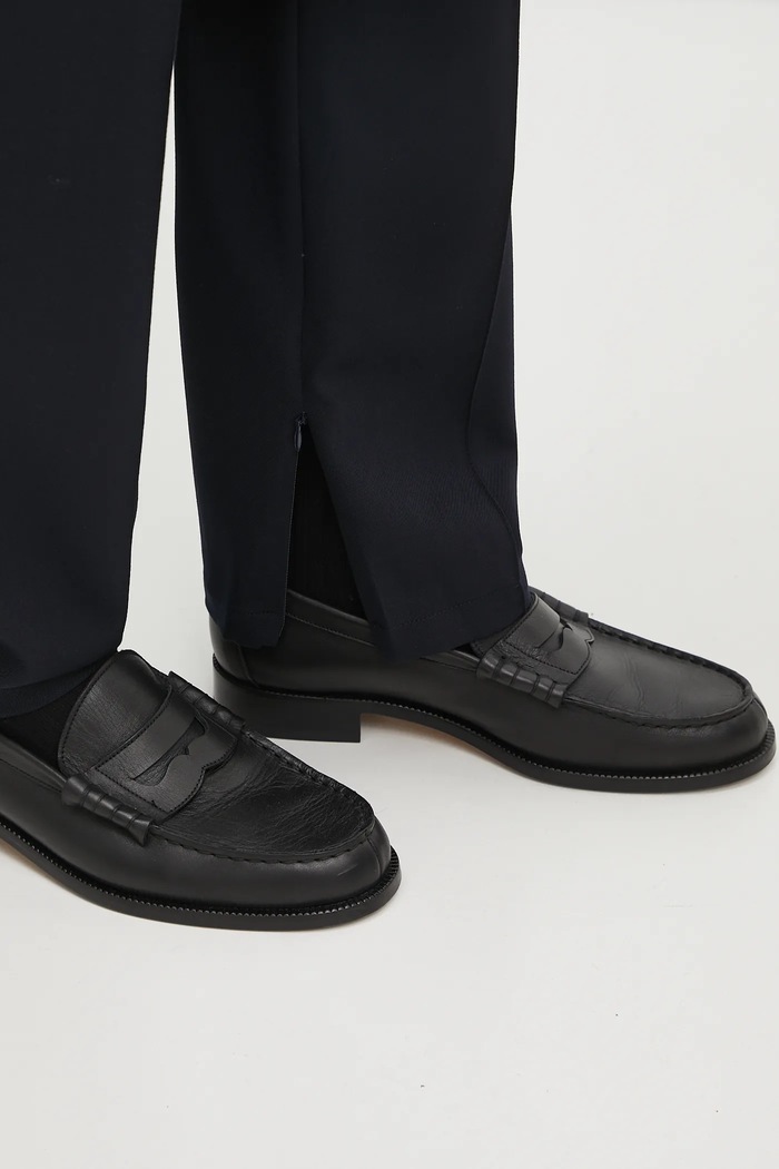 Filling Pieces wool blend trousers Coach Twill Wool navy 422550500247