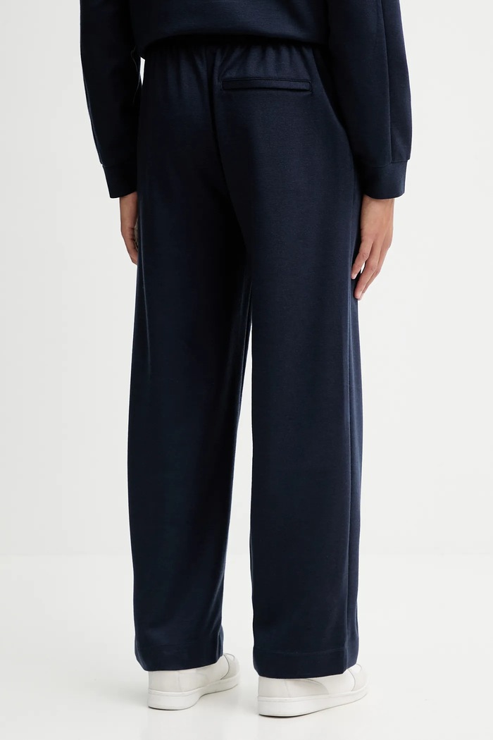 Îmbrăcăminte Calvin Klein pantaloni cu lână LV04LD212G bleumarin