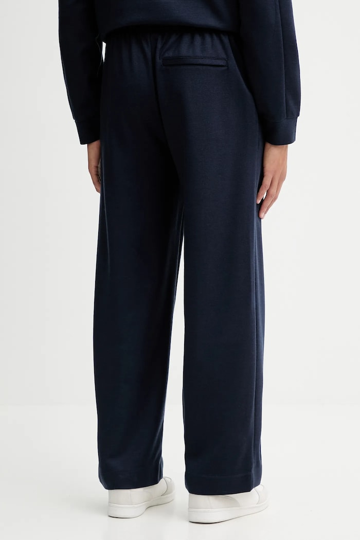 Îmbrăcăminte Calvin Klein pantaloni cu lână LV04LD212G bleumarin