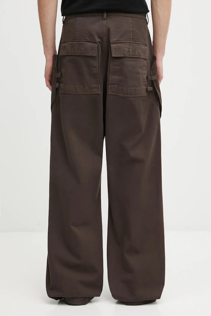 Одяг Бавовняні штани Rick Owens DRKSHDW Stefan Cargo DU02E7368.TW коричневий