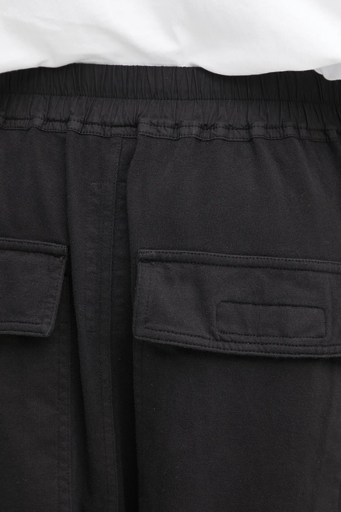 Rick Owens DRKSHDW cotton joggers Classic Cargo Drawstring black DU02E7370.RIG