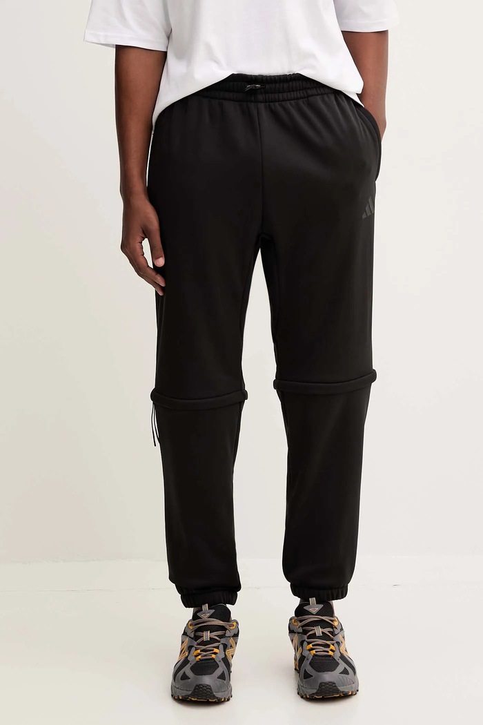 Tepláky adidas City Tech pletenina čierna KA4060