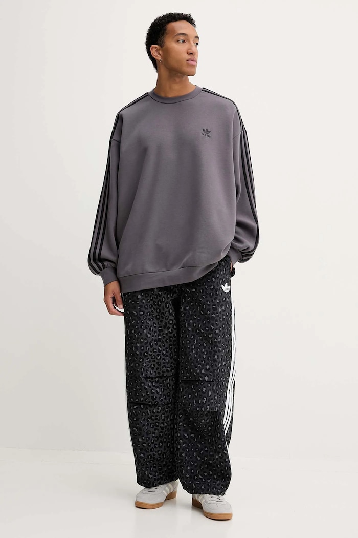 Παντελόνι φόρμας adidas Originals Leo JV7564 γκρί AW25