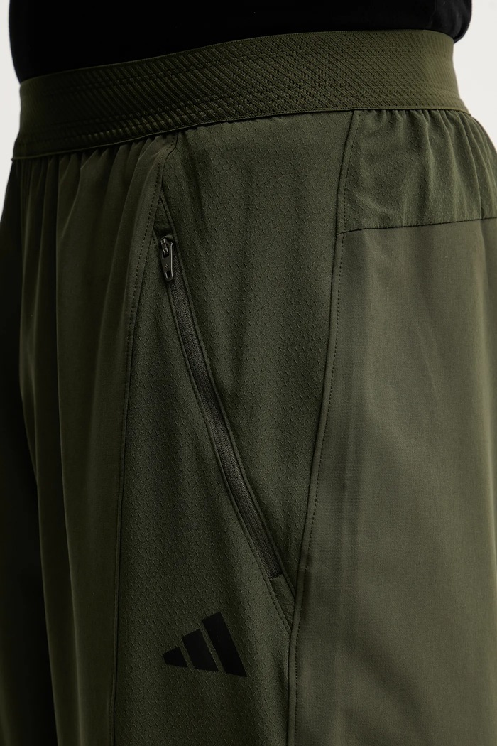 Hlače za vadbo adidas Performance Power zelena JV9659