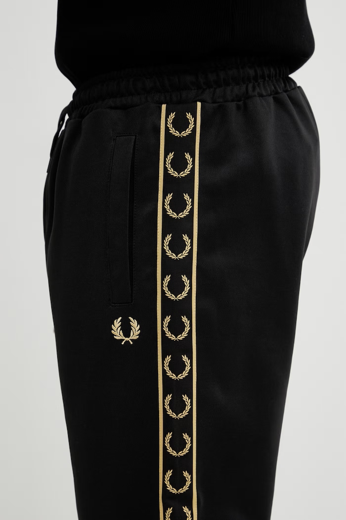 Fred Perry pantaloni de trening negru T5507