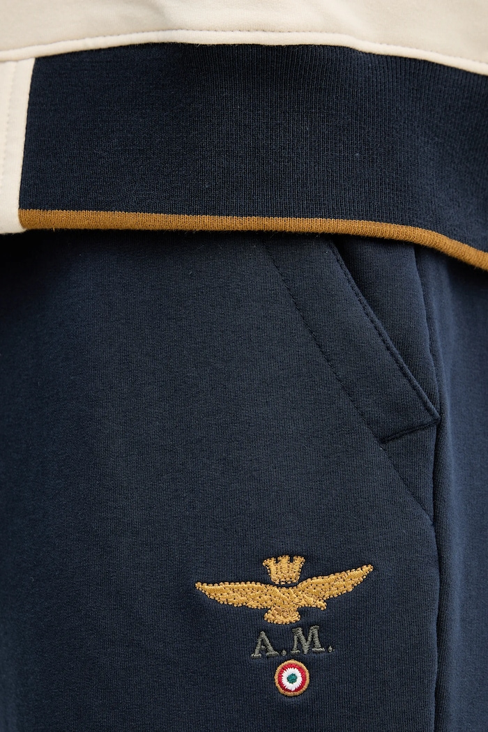 Aeronautica Militare spodnie dresowe granatowy PF0872UF00459