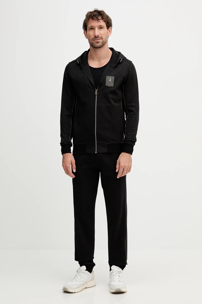 Παντελόνι φόρμας Aeronautica Militare PF1004UF00667 μαύρο AW25