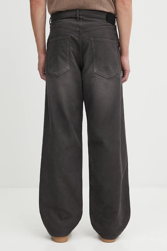 Ruházat Visvim pamut nadrág fluxus 01 ex wide 125105008001 barna