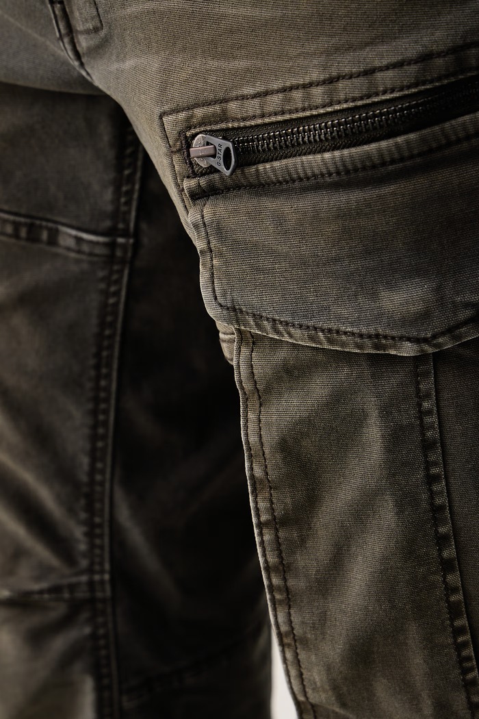 Relaxed fit traperice za muškarce Rovic Zip 3D Regular Tapered G-Star D02190.E172 zelena