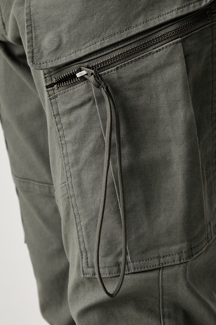 G-Star spodnie skinny męskie bawełniane z elastanem Zip Pkt 3D Skinny Cargo 2.0 zielony D24307.E172