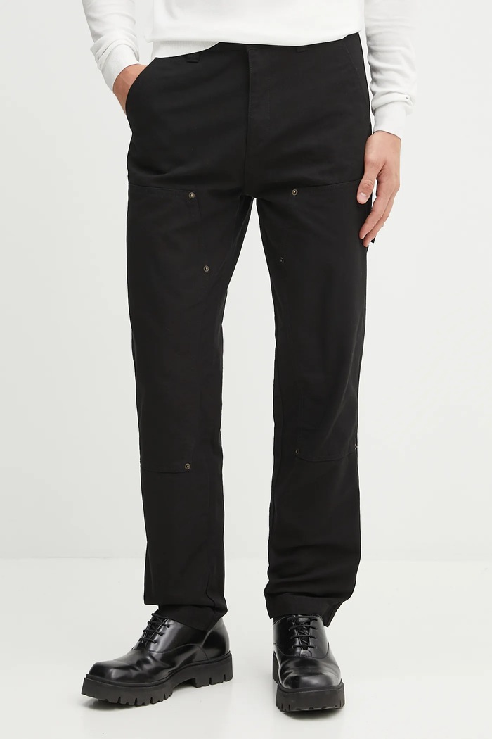 Hugo Blue pamut nadrág szövet fekete 50546746