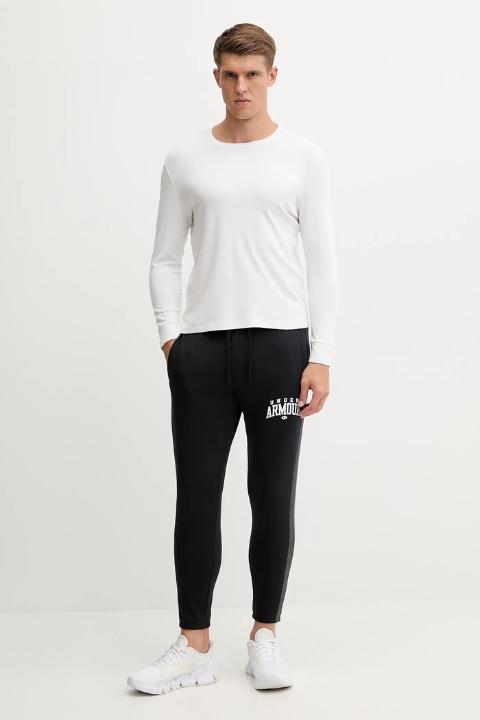 Spodnji del trenirke Under Armour Rival 6003954 črna AW25