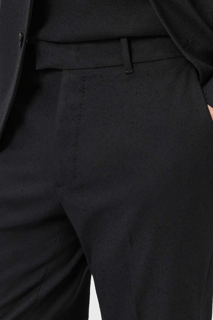 Îmbrăcăminte AllSaints pantaloni GERMAIN M010QD negru