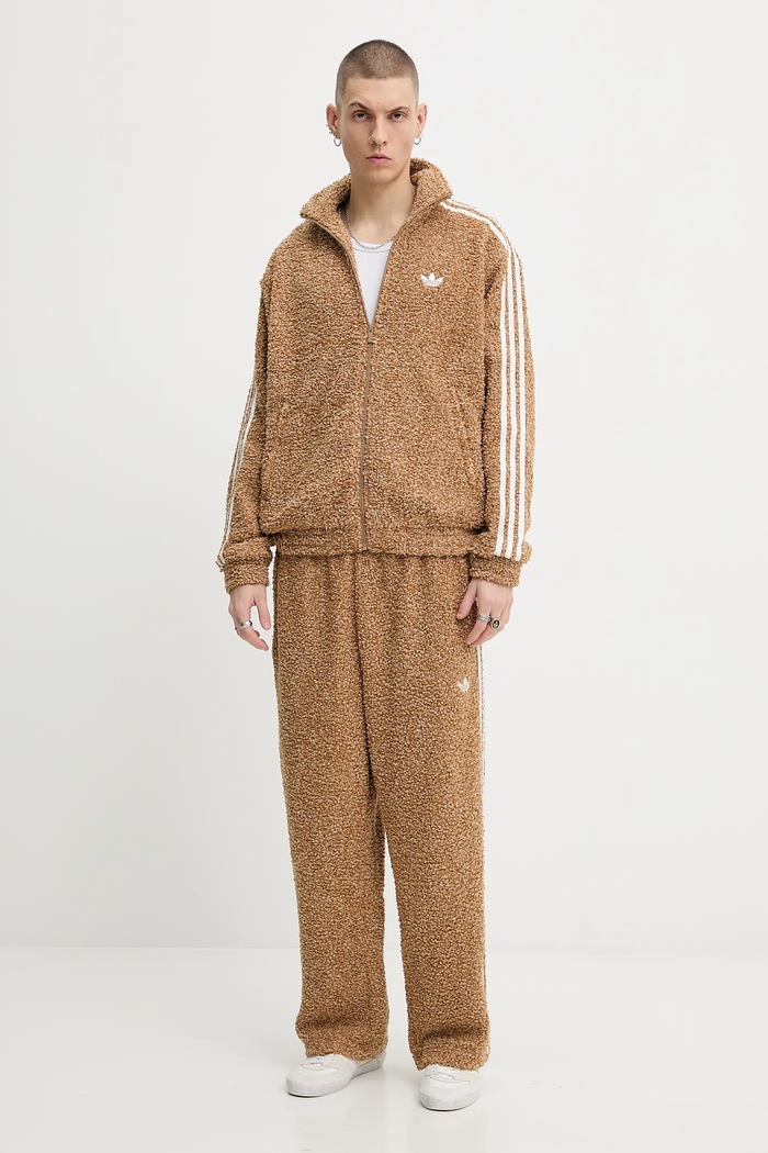 adidas Originals spodnie Boucle KR5156 zielony AW25