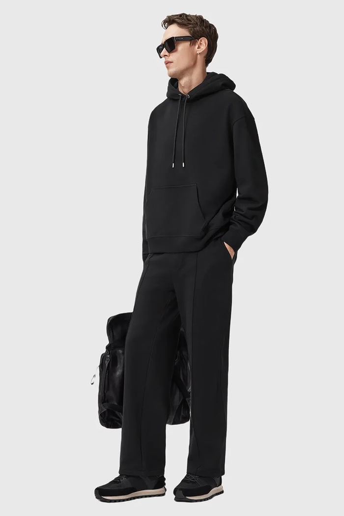 Bavlnené tepláky AllSaints MILO bavlna čierna M010TD