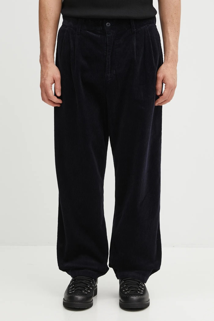 Джинсов панталон Carhartt WIP Evan Pant памук тъмносин I033757.1C02