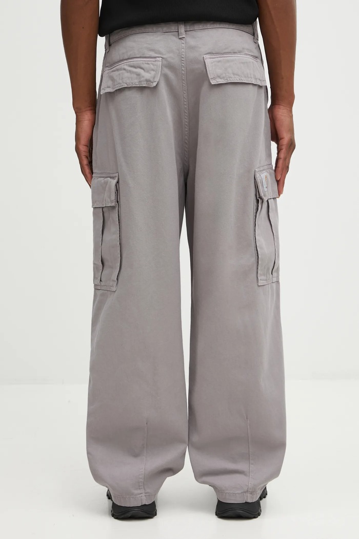 Odjeća Pamučne hlače Carhartt WIP Cole Cargo Pant I031218.2LRGD siva