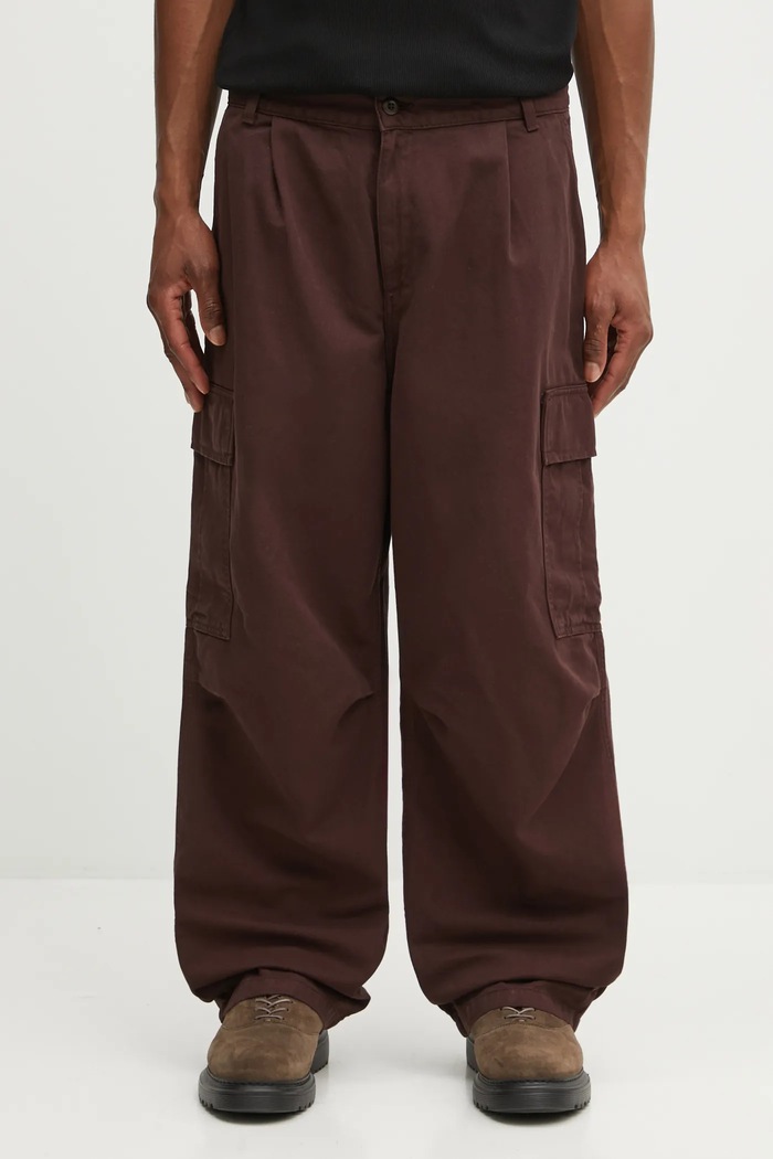 Carhartt WIP pantaloni in cotone Cole Cargo Pant cotone violetto I031218.33HGD