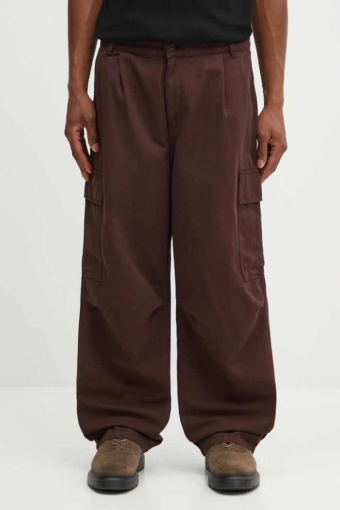 Carhartt WIP pantaloni in cotone Cole Cargo Pant cotone violetto I031218.33HGD
