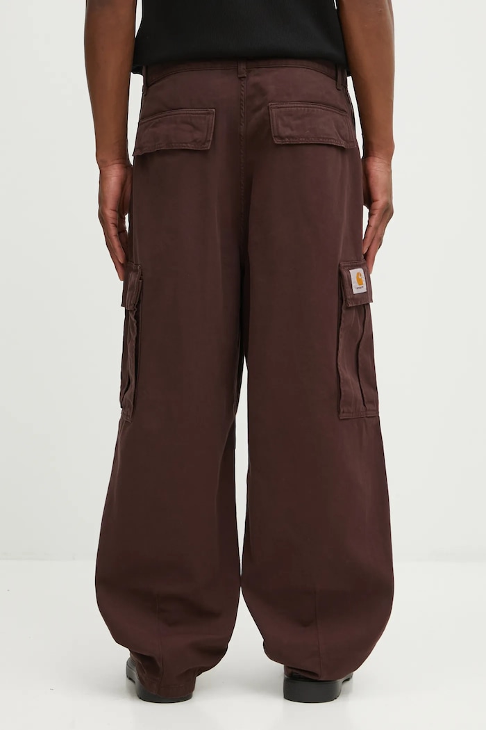 Abbigliamento Carhartt WIP pantaloni in cotone Cole Cargo Pant I031218.33HGD violetto