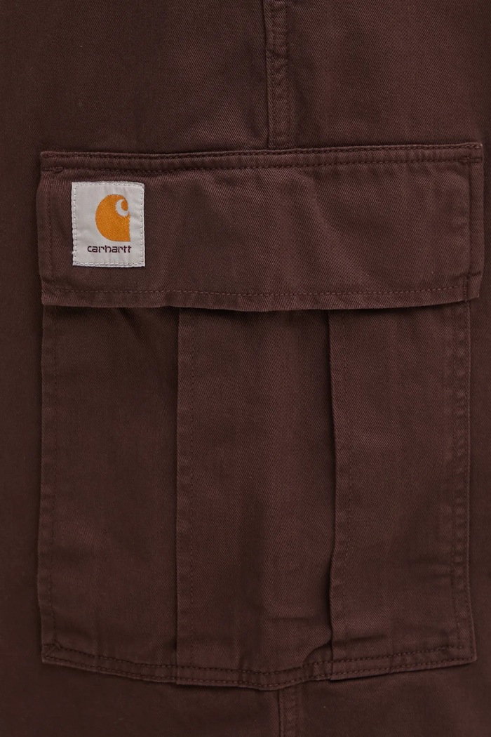 Carhartt WIP pantaloni in cotone Cole Cargo Pant I031218.33HGD violetto