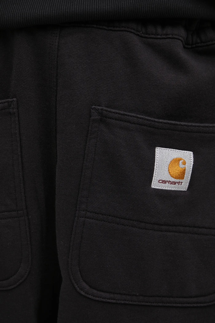 Спортен панталон Carhartt WIP Double Knee Sweat Pant черен I035546.8906