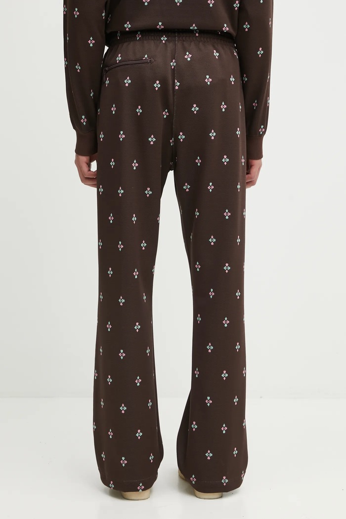 Дрехи Панталон Needles Track Pant RW313 кафяв