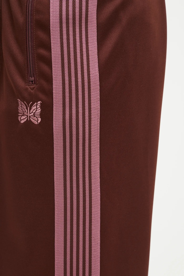Спортен панталон Needles Track Pant RW316 кафяв