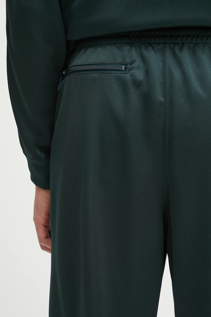 Спортен панталон Needles Track Pant зелен RW316