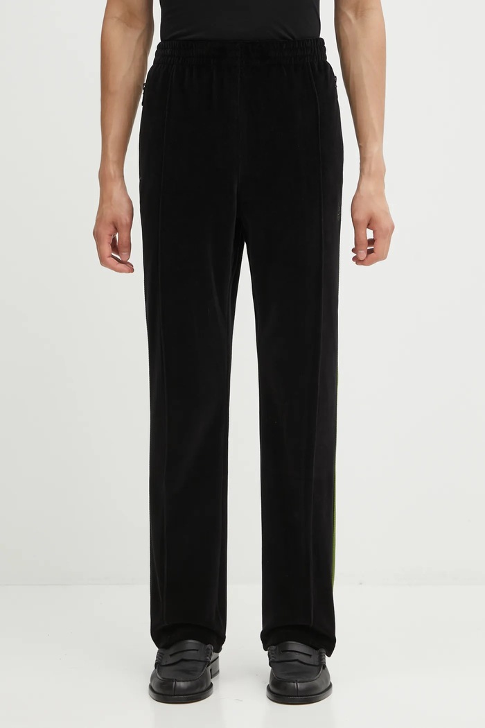 Спортен панталон Needles Narrow Track Pant RW325 черен AW25