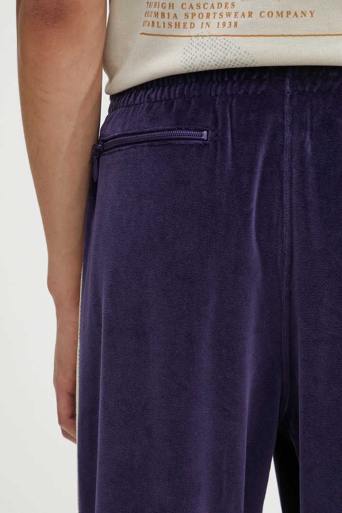 Спортен панталон Needles Boot-Cut Track Pant тъмносин RW326