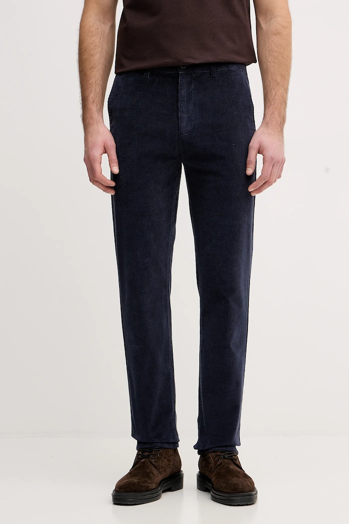 Gant Pantaloni de catifea cord bleumarin 1505233