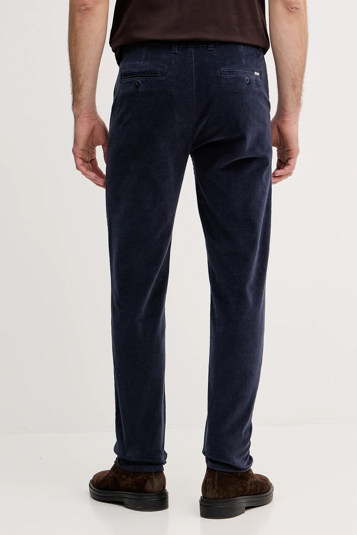 Îmbrăcăminte Gant Pantaloni de catifea cord 1505233 bleumarin