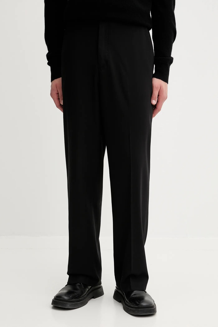 Les Deux pantaloni Randall drept negru 1000466