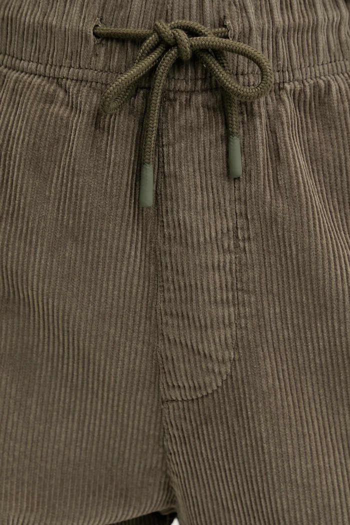 Manšestrové kalhoty United Colors of Benetton zelená 4H1KUF04Y