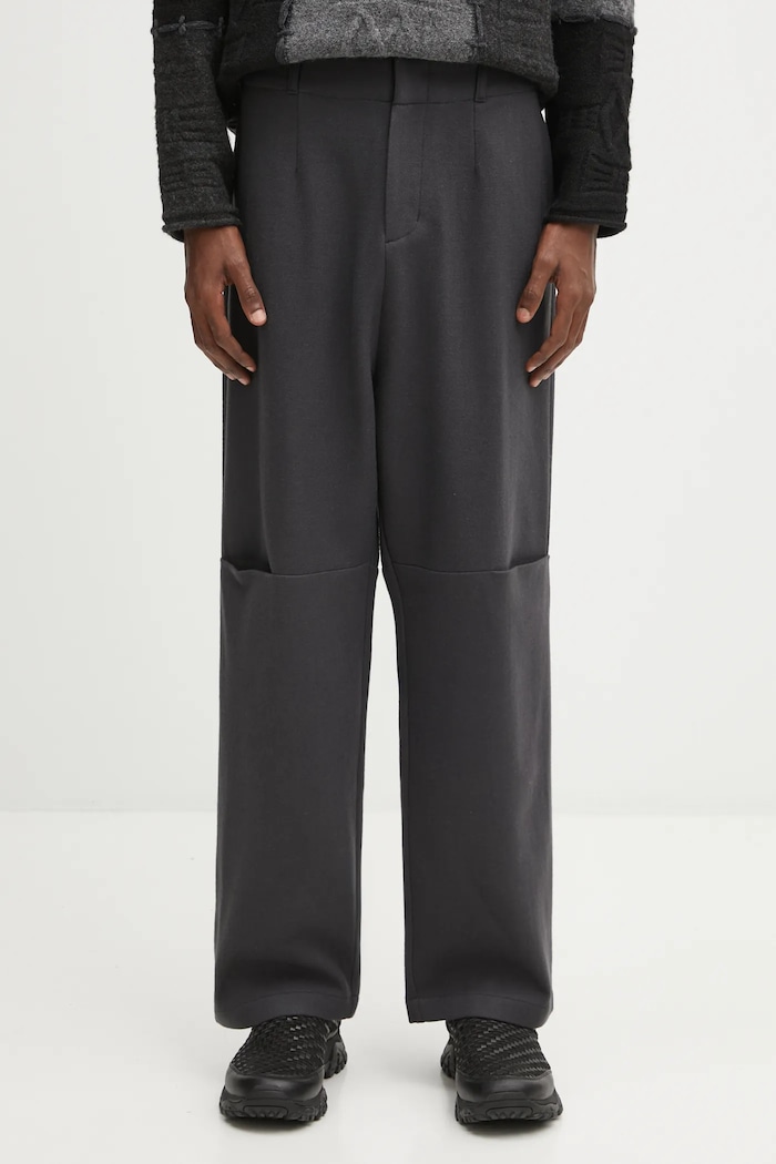 Ader Error wool trousers SLACKS fabric gray BO01FWSA0202GR