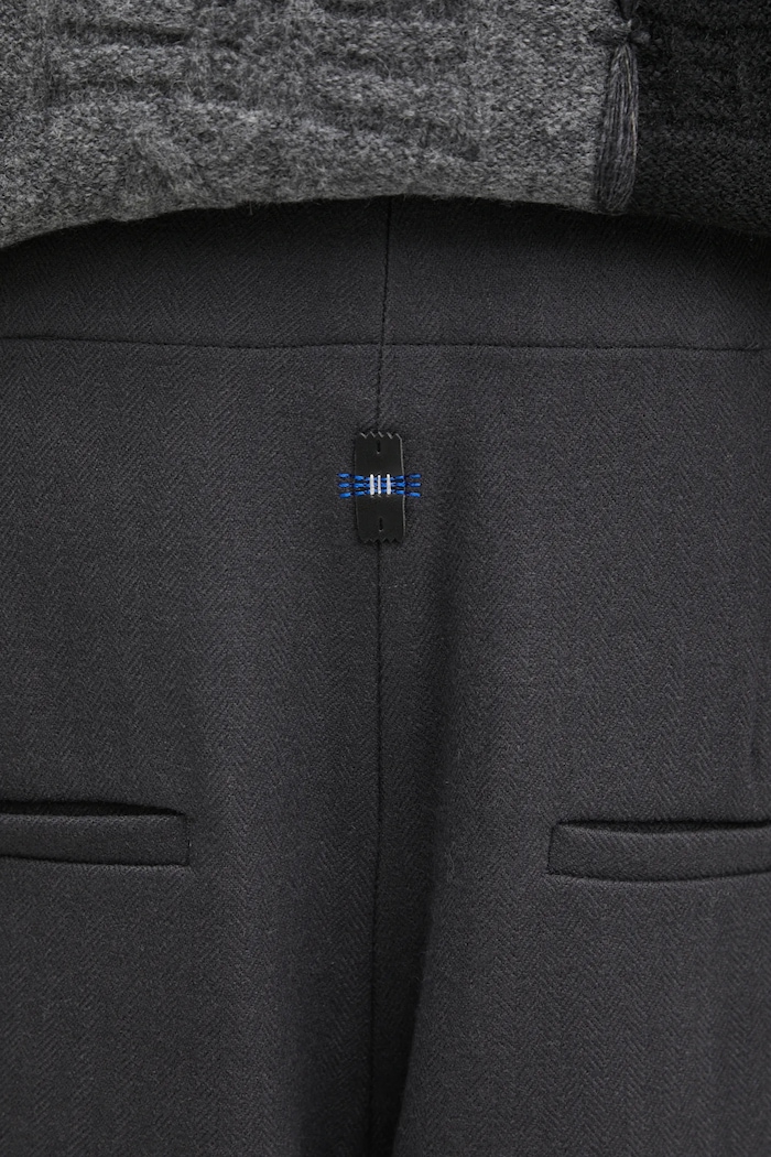 Ader Error wool trousers SLACKS gray BO01FWSA0202GR