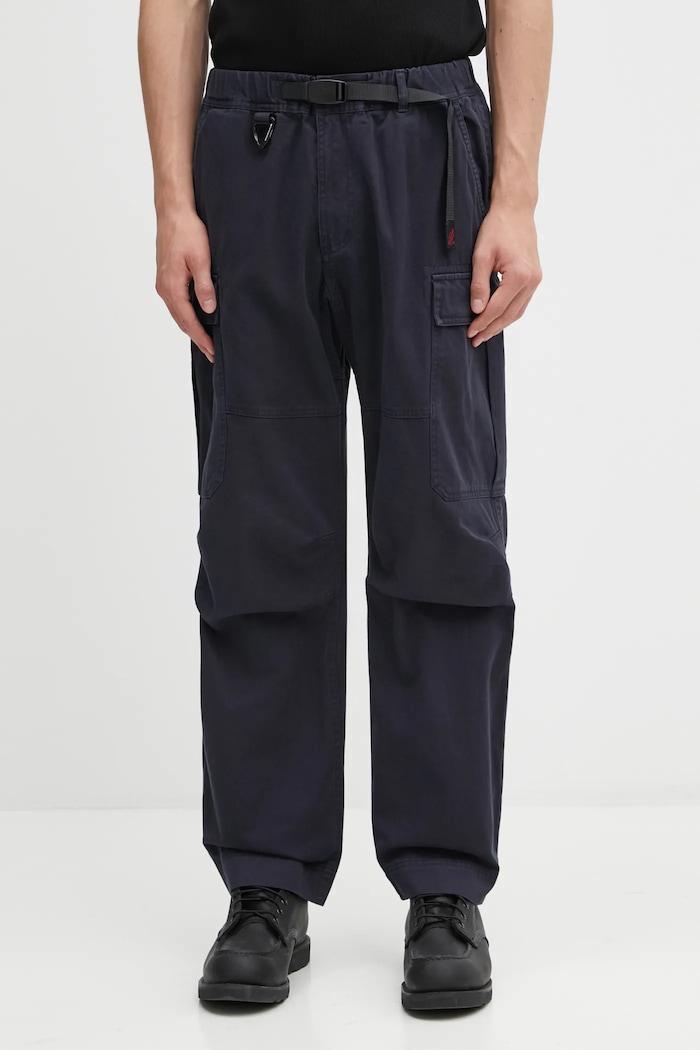 Gramicci pantaloni in cotone Sierra Cargo cotone blu navy G5FM.P060