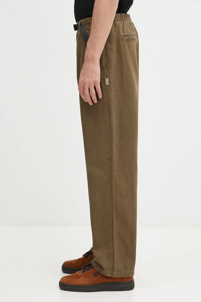 Брюки Gramicci Hemp Straight Fit G5FM.P140 зелёный AW25