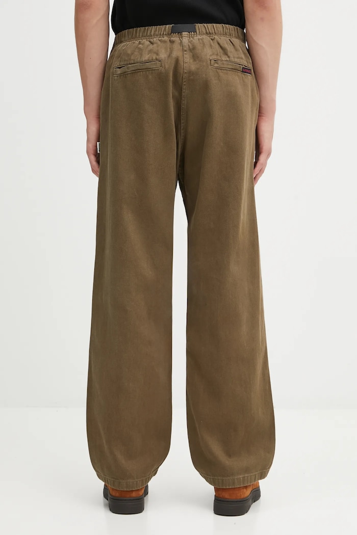 Одежда Брюки Gramicci Hemp Straight Fit G5FM.P140 зелёный