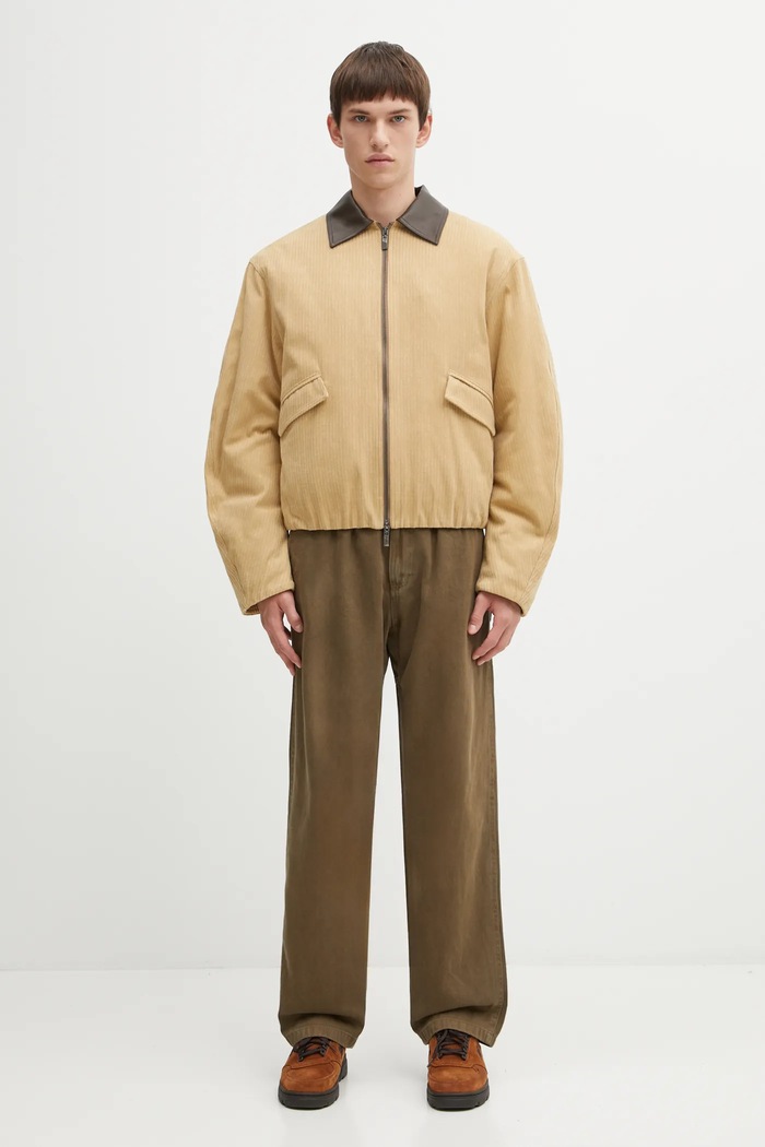 Kalhoty Gramicci Hemp Straight Fit G5FM.P140 zelená