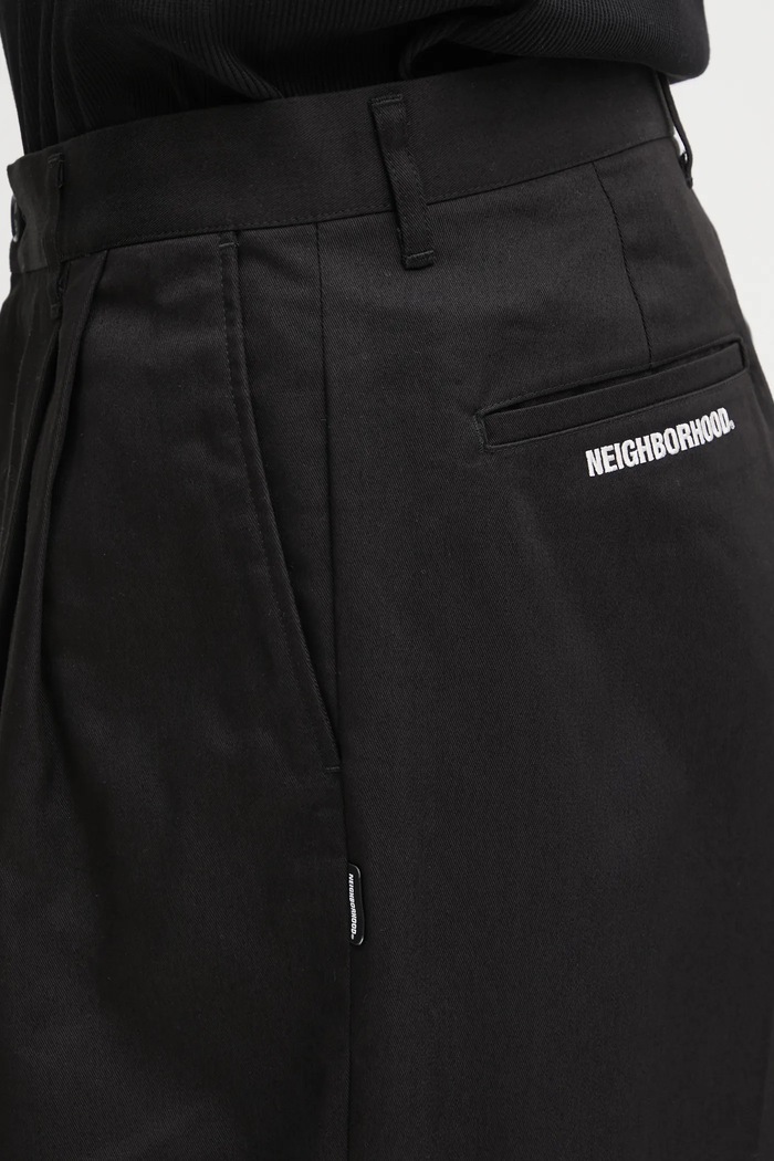 Одежда Брюки NEIGHBORHOOD TWO TUCK 252ZANH.PTM06 чёрный