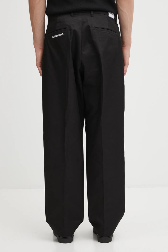 Брюки NEIGHBORHOOD TWO TUCK чёрный 252ZANH.PTM06