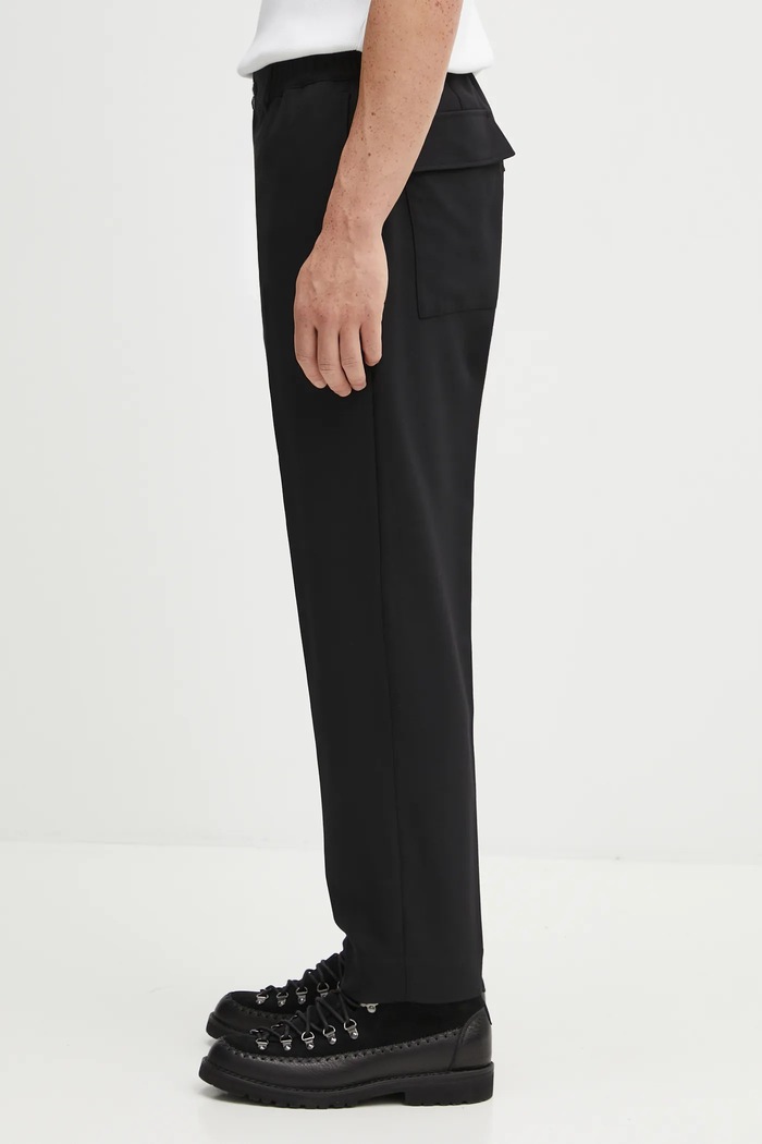 NEIGHBORHOOD trousers with wool blend TAPERED SILHOUETTE 252ZANH.PTM03 black AW25