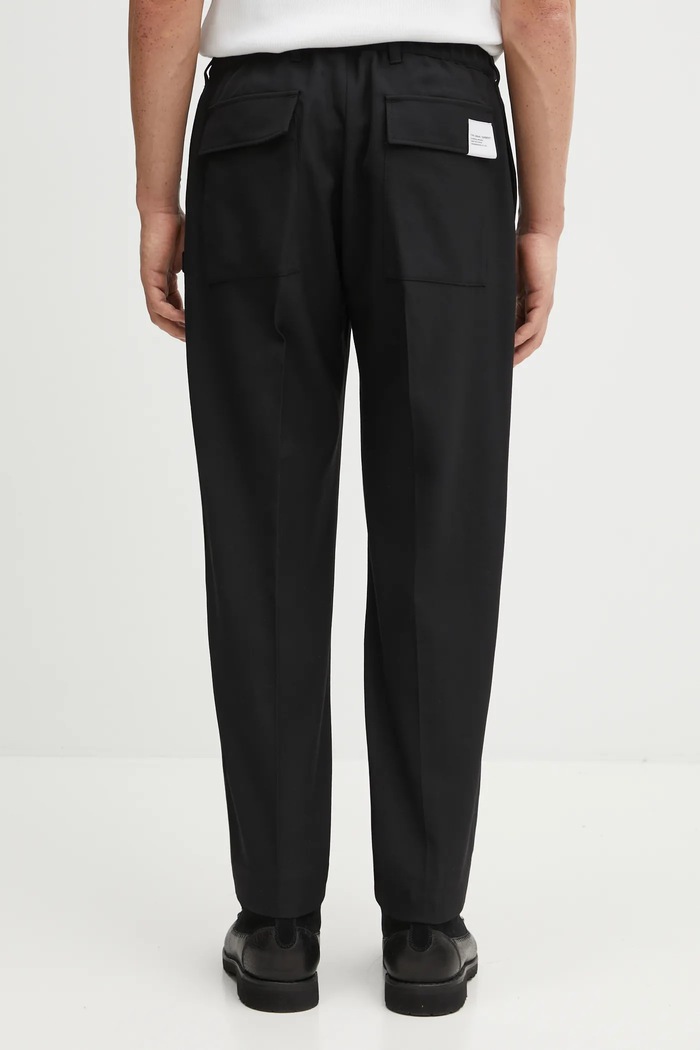 Clothing NEIGHBORHOOD trousers with wool blend TAPERED SILHOUETTE 252ZANH.PTM03 black