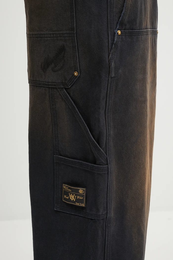 Willy Chavarria jeans Workwear Toluca WCBTM0061.001 black