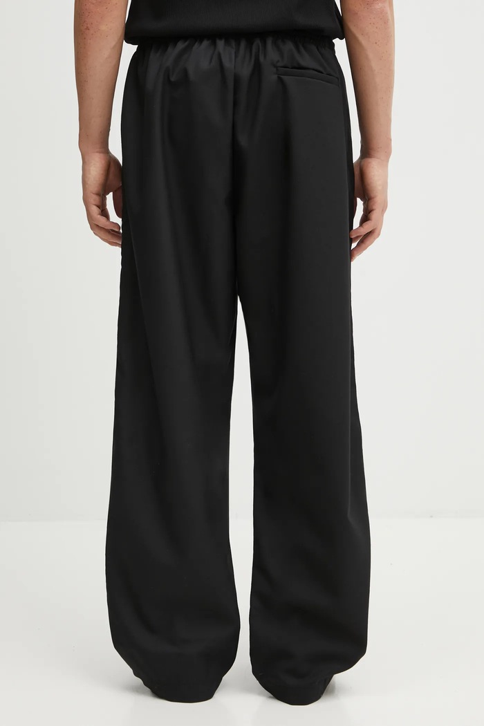 Clothing Willy Chavarria wool trousers Ruff Rider WCBTM0067.001 black