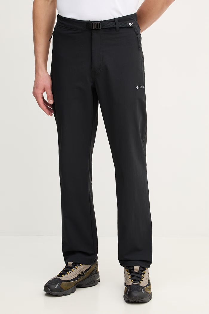 Sportske hlače Columbia Essential Hike tkanina crna 2136921.