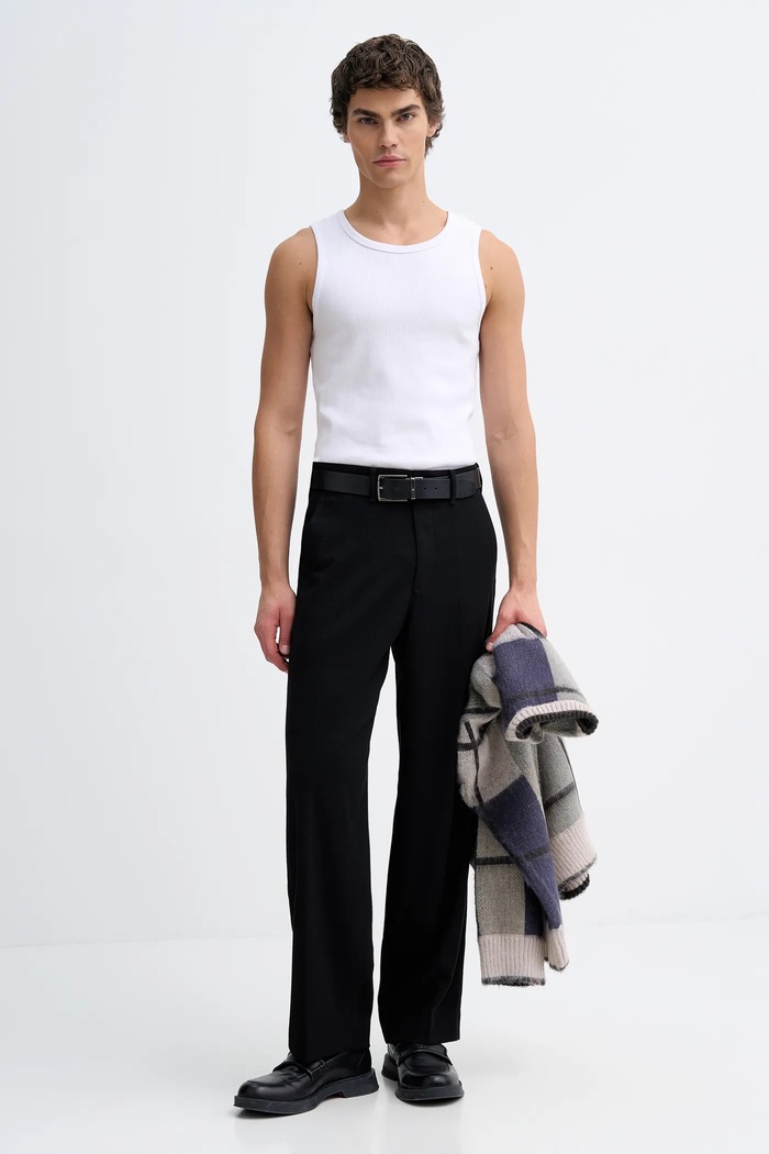Nohavice Abercrombie & Fitch KI130.5124.900 čierna AW25