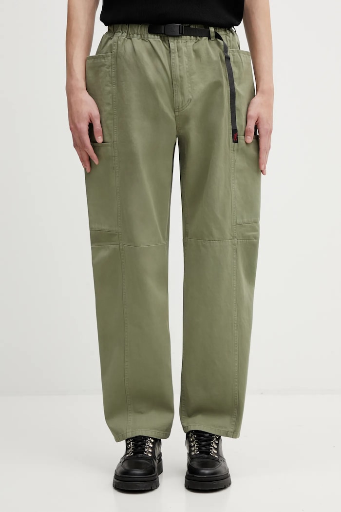 Bombažne hlače Gramicci VOYAGER PANT Bombaž zelena G5SM.P086.